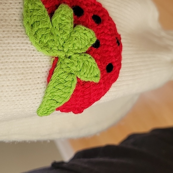 Dolls Kill x Strawberry Shortcake Picked With Love Knit Cardigan - Picture 8 of 11